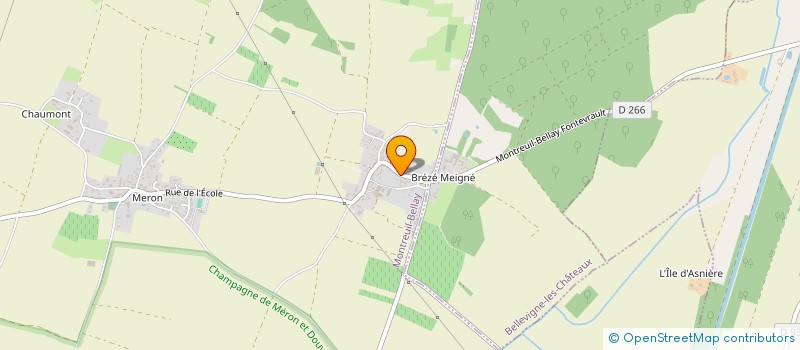 localisation de l'entreprise LE SENTIER APAISE  MONTREUIL-BELLAY