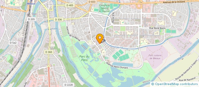 localisation de l'entreprise LE SENTIER DE LA REUSSITE à MEAUX