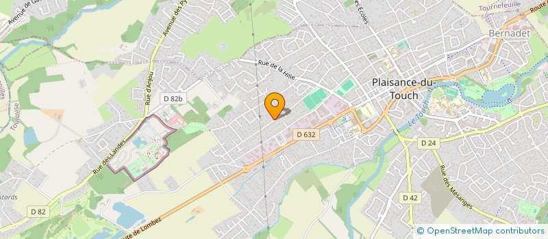 localisation de l'entreprise LE SENTIER DES AVENTURIERS à PLAISANCE-DU-TOUCH