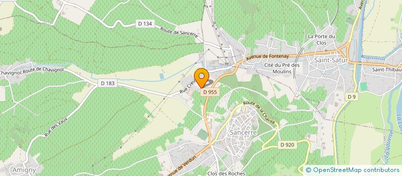 localisation de l'entreprise LE SENTIER DES VIGNERONS à VERDIGNY