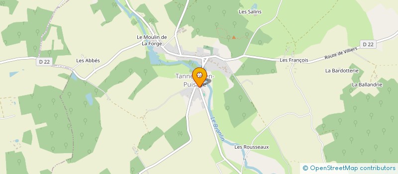 localisation de l'entreprise LE SENTIER DU YOGA à TANNERRE-EN-PUISAYE