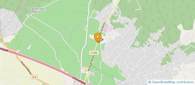 localisation de l'entreprise LE SENTIER PROVENCAL à SAINT-MAXIMIN-LA-SAINTE-BAUME