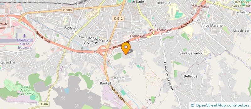 localisation de l'entreprise LE SEOUX à ALBI