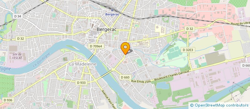 localisation de l'entreprise LE SEPT à BERGERAC