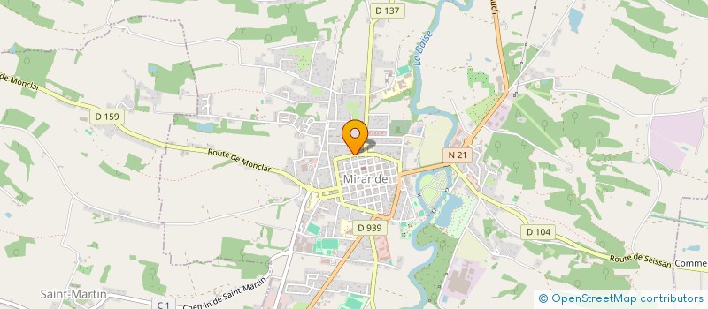 localisation de l'entreprise LE SEPT  TRIE-SUR-BAISE