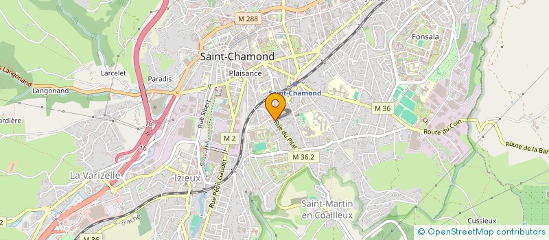 localisation de l'entreprise LE SEPT  SAINT-CHAMOND