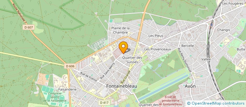 localisation de l'entreprise LE SEPT 7 FONTAINEBLEAU  FONTAINEBLEAU