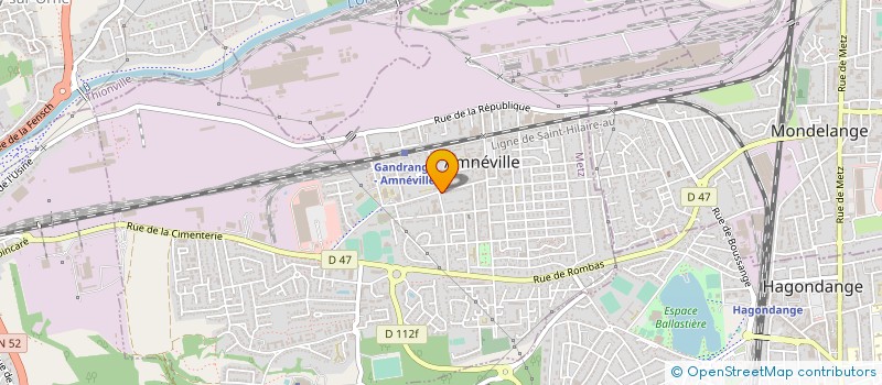 localisation de l'entreprise LE SEPT AMNEVILLOIS  AMNEVILLE