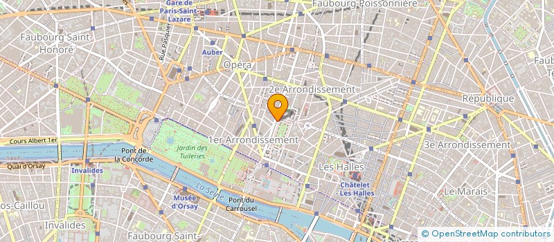 localisation de l'entreprise LE SEPTIEME SENS à PARIS