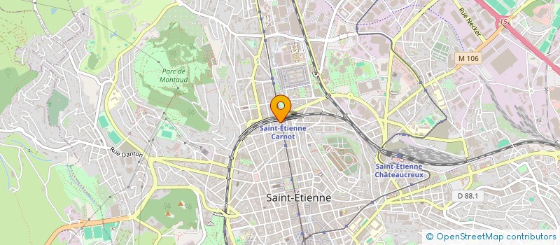 localisation de l'entreprise LE SEQUOIA  SAINT-ETIENNE