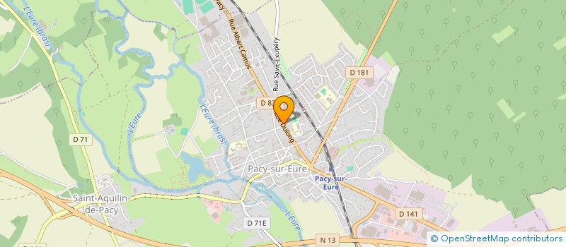 localisation de l'entreprise LE SEQUOIA  PACY-SUR-EURE