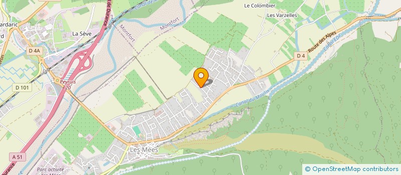 localisation de l'entreprise LE SEQUOIA à LES MEES