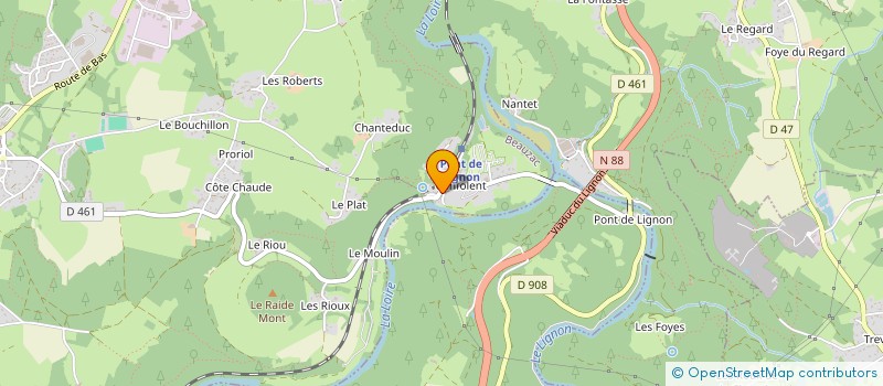 localisation de l'entreprise LE SEQUOIA à BEAUZAC