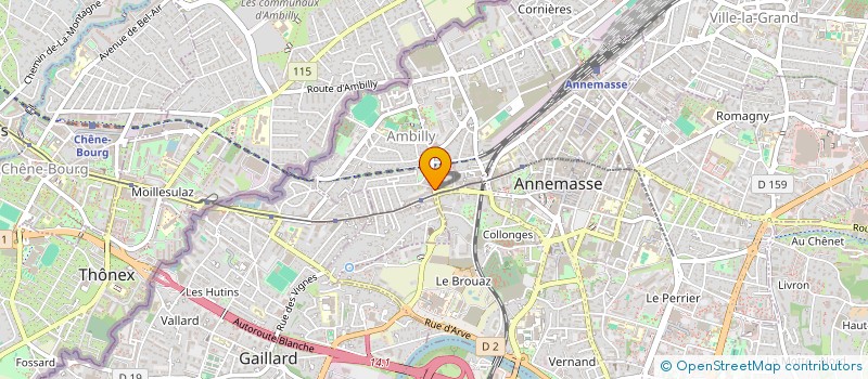 localisation de l'entreprise LE SERAIL à AMBILLY