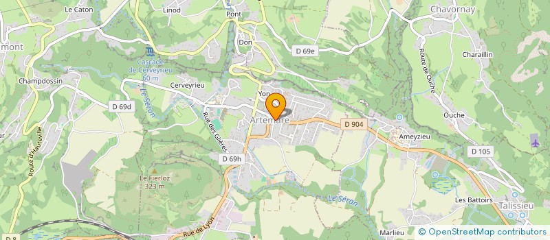 localisation de l'entreprise LE SERAN  ARTEMARE