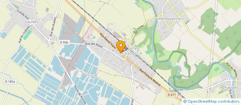 localisation de l'entreprise LE SERAPHIN à SAINT-PARRES-LES-VAUDES