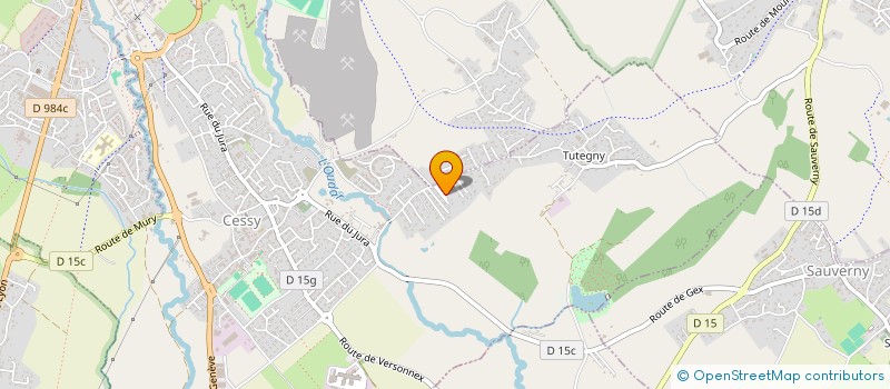 localisation de l'entreprise LE SERIVON  CESSY