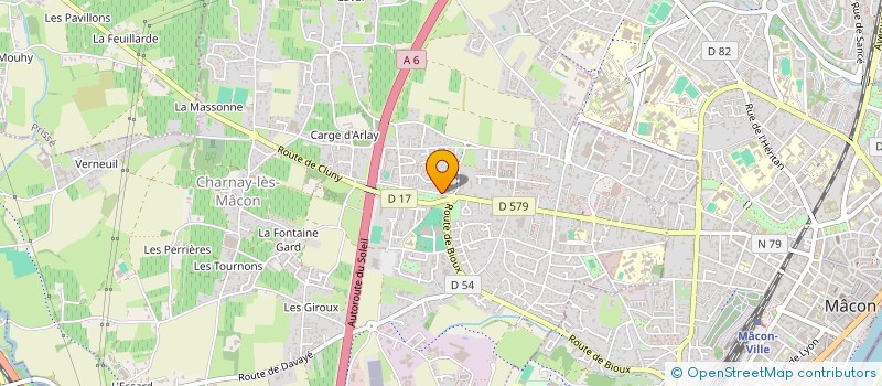 localisation de l'entreprise LE SERMENT à CHARNAY-LES-MACON