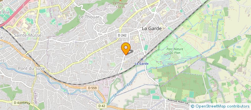 localisation de l'entreprise LE SERPENT D'ETOILES à LA GARDE