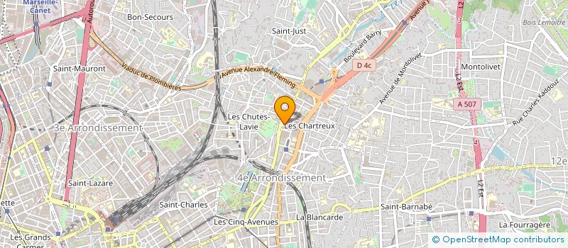 localisation de l'entreprise LE SERREC STERBA à MARSEILLE