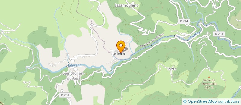 localisation de l'entreprise LE SERRET NE MANQUE PAS D'AVENIR  ISSAMOULENC