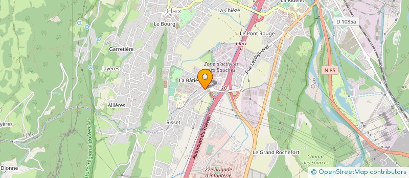 localisation de l'entreprise LE SERRURIER à VARCES-ALLIERES-ET-RISSET
