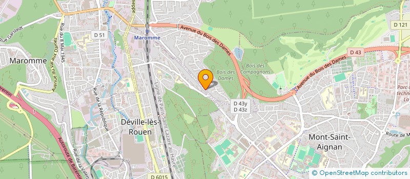 localisation de l'entreprise LE SERRURIER DE ROUEN  NOTRE-DAME-DE-BONDEVILLE