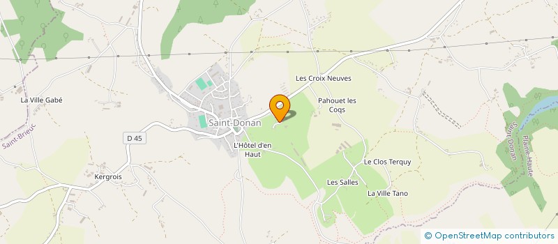localisation de l'entreprise LE SERVICE ALIMENTAIRE à SAINT-DONAN