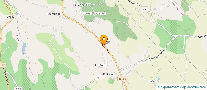 localisation de l'entreprise LE SERVICE INFORMATIQUE à CORDES-SUR-CIEL