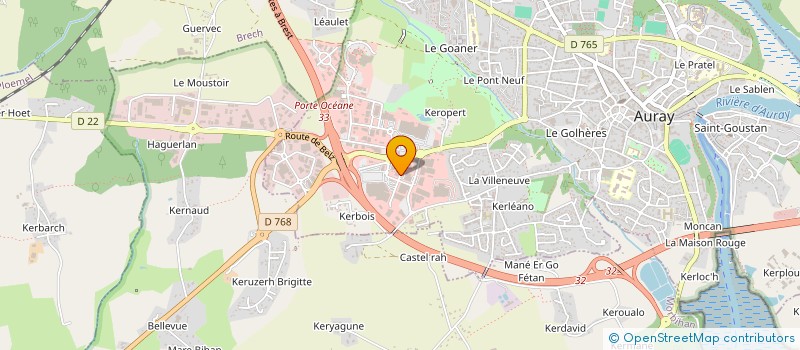 localisation de l'entreprise LE SERVICE OUTIL DIAMANT à AURAY