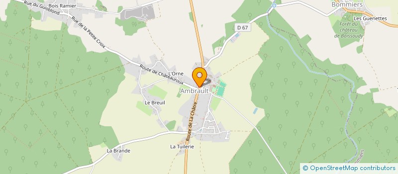 localisation de l'entreprise LE SESAME à AMBRAULT
