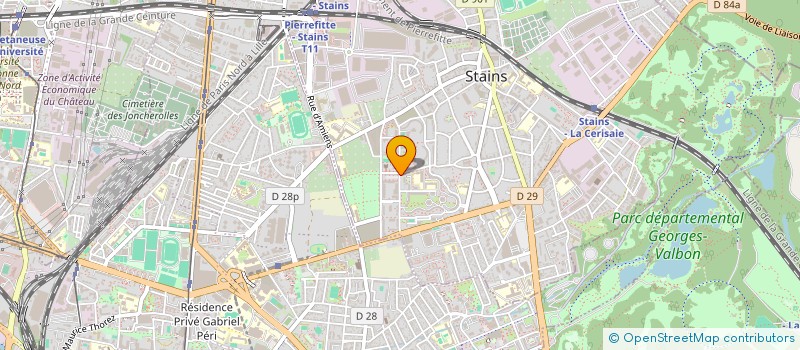 localisation de l'entreprise LE SESAME III  STAINS