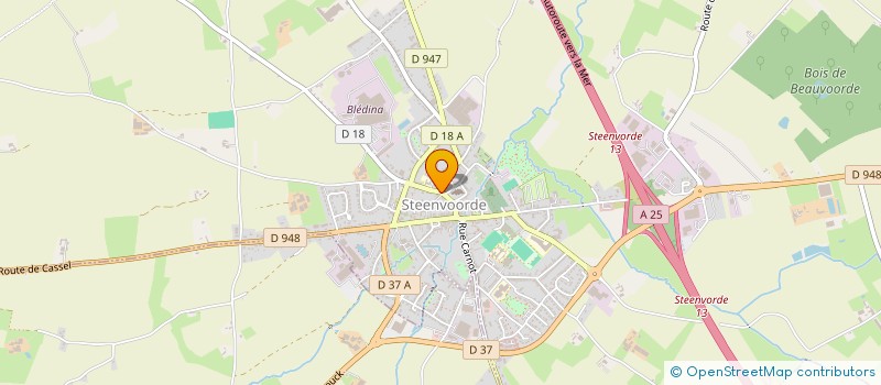 localisation de l'entreprise LE SET DE TABLE à STEENVOORDE
