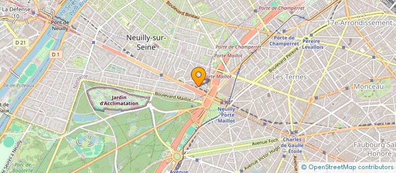 localisation de l'entreprise LE SET DES DEUX PIERRES à NEUILLY-SUR-SEINE