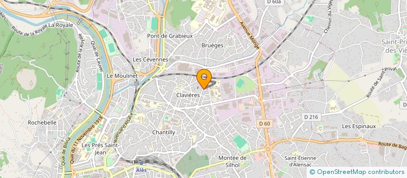 localisation de l'entreprise LE SEUIL D ALES à ALES