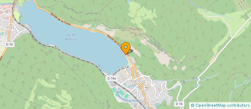 localisation de l'entreprise LE SEVEN à NANTUA