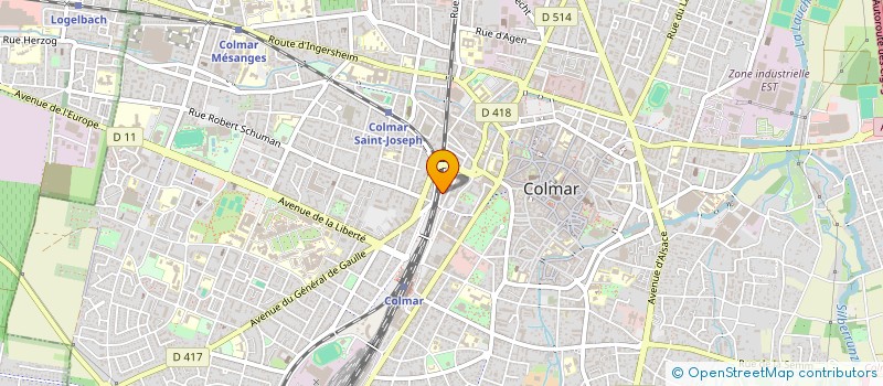 localisation de l'entreprise LE SEVEN  COLMAR