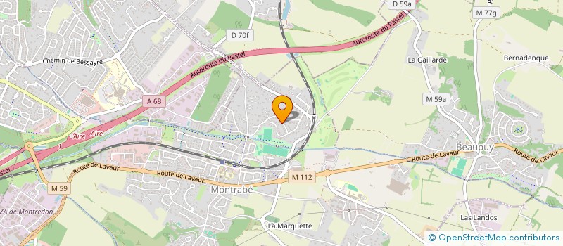 localisation de l'entreprise LE SEVEN  MONTRABE