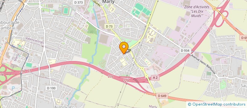 localisation de l'entreprise LE SEVEN à MARLY