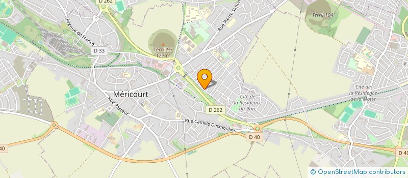 localisation de l'entreprise LE SEVEN à MERICOURT