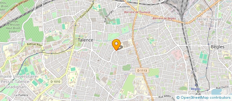 localisation de l'entreprise LE SEVENE à TALENCE