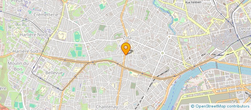localisation de l'entreprise LE SEVENT' à NANTES