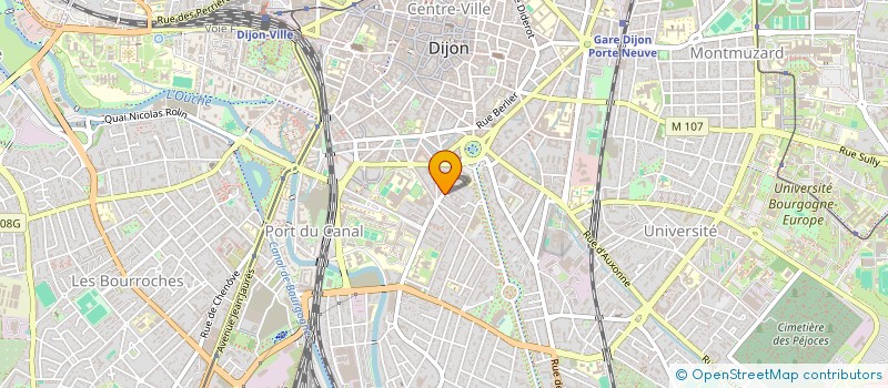 localisation de l'entreprise LE SEVENTEEN  DIJON