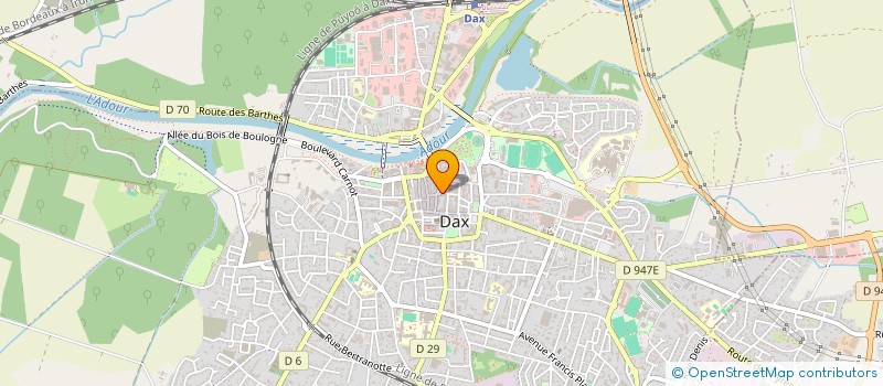 localisation de l'entreprise LE SEVIGNE à DAX