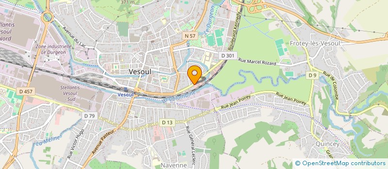 localisation de l'entreprise LE SHADOW  VESOUL