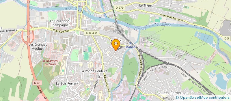 localisation de l'entreprise LE SHAMROCK  CHARLEVILLE-MEZIERES