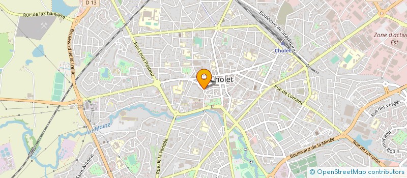 localisation de l'entreprise LE SHANGHAI à CHOLET