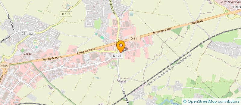 localisation de l'entreprise LE SHANGHAI  CHAURAY