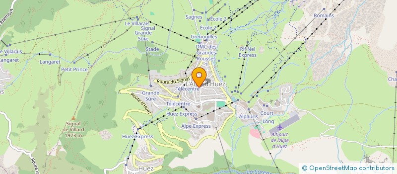 localisation de l'entreprise LE SHARK  HUEZ