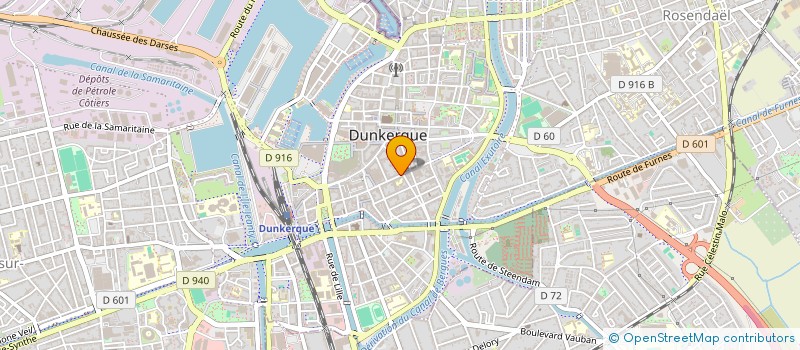 localisation de l'entreprise LE SHERWOOD à DUNKERQUE